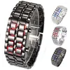 Montres-bracelets Lava Style Hommes Fer Métal LED Numérique Sport Montre-Bracelet Couple Wathes Cadeaux