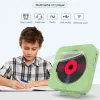 Odtwarzacz przenośny CD Multimedia Player Wall Monted Bluetooth Compatybilna 5.1 3,5 mm odtwarzacz muzyki FM Radio Wireless Wireless Pilot Pilot