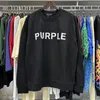 Purple Brand Hoodies High Street Streetwear Women Men hooded Sweatshirts Letter Sticker Multicolor Hoodies