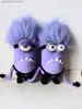 Plush Dolls Despicable Me Movie Surrounding Little Yellow Man Plush Doll Fun and Cute Anime Purple Servant Filling Toy Christmas Gift Q240227