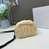 Schoudertassen Designer Raffia Stro Zomergeweven Strandvakantietassen holle handtas tote crossbody reismode handtassen rieten tas schouderband BagH24227