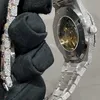 Diamonds AP Hand Limited Sale Watch Inkrustowane niestandardowe moissanite luksusowy pełny zegarek ETA Pudełko i papier