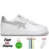 مصمم مكتوه Sta Sk8 Men Women Platform Sneakers براءة اختراع أسود أزرق برتقالي أخضر باستيل أبيض وردي ريد أصفر مدرب