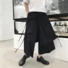 Pants Chinese Harem Pants Kimono Karate Asuab Clothes Black Samurai Clothes Japanese Pants Streetwear Cotton And Linen Cropped Pant