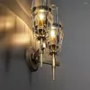 Wall Lamp Modern Crystal Gold Sconce Lights AC110V 220V Fashion Luxury Lustre Living Room Bedroom Light Fixtures