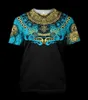 MEN039S T -Shirts Mexiko Aztec Quetzalcoatl Schädel 3d gedruckt Unisex T -Shirt Sommer Cool Top Streetwear Frauen039s Tees Dropshi3869465