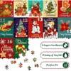 Puzzels 2023 Adventskalender Kerstpuzzel voor kinderen en volwassenen 24 dagen aftelkalender Jongens Meisjes 1008 stukjes Legpuzzel GeschenkenL2403