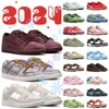 2024 hommes femmes panda bas chaussures de course City of Love Triple Pink Panda Blossom Malachite Pastoral Print Setsubun Night Sky Buttercup baskets basses baskets de sport