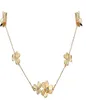 collane con girocolli affascinanti a tre foglie, gioielli firmati per le donne che indossano feste7447591