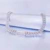 Authentic Gold Plated 10mm 925 Cuban Link Chain Moissanite Iced Out Wholesale Cuban Chain Jewelry
