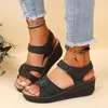 Summer Wedge Women Heels Sandaler Casual Platform Shoes For Rom Fashion Lightweight Ladies Slippers