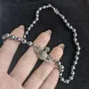 Desinger Viviane Weswoods Jewelry Empress Dowager Xis New Diamond Inslumed Black Linen Grey Pearl Saturn
