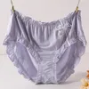 Calcinha feminina cintura alta modal plissado sexy roupa interior macio elástico feminino calcinha respirável confortável cuecas lingerie