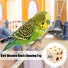 Other Bird Supplies Chew Toys 1PCS Safe Durable Wooden Blocks Chewing Toy For Parrot Multifunctional Cage Bite Pet Accessories