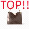 Hobo Top M43704 우아한 MM PM M43703 디자이너 여성 토트 어깨 캔버스 쇼핑 가방 핸드백 미니 Pochette Accestoires 이름 Tag278Y