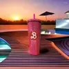 Water Bottles Coffee Cup Cartoon Thermal Insulation Matching Straw Double Leak-proof Drinking Utensils Sippy 250g Insulated