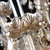 Żyrandole K9 Crystal żyrandol szampan przezroczyste lampki wiszące urządzenie elegancka lampa dekoracyjna salonu
