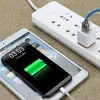 2 poorten USB-snellader Wit EU VS standaardstekker Mobiele telefoon opladen voor iPhone Samsung iOS Android Universele wandlader