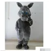 Mascot Hippo Cartoon Party Costume Christmas Fancy Dress Halloween Drop Delivery Apparel Costumes Dh8My