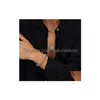 Pendentif Colliers Morotole 5pcs 14K Bracelets plaqués or Set pour femmes hommes réglable hypoallergénique empilable bracelet extensible cubain Dhiqi