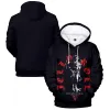 Rapper Jelly Roll 3D Print Oversised Women/Men Bluza Bluza Bluza Streetwear Hip Hop Pullover Hooded Jacket Male Tracksuit