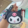 Zero Wallet Keychain Kawaii Kuromi Cinnamoroll Silicone Coin Purse Anime Cartoon My Melody Cute Pendant Gifts