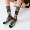 Unisex Cartoon Socks 무서운 영화 테마면 캐주얼 양말 남자 12 스타일