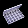 Opbergdozen Bakken Nieuwste Plastic 24 Slots Verstelbare Sieraden Opbergdoos Case Craft Organizer Kralen Dus Diversen Container Drop Deli Dhk8N