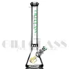 9mm thickness beaker bong Colorful 18 inches tall hookahs funny smoking accessories wax heady bongs quartz banger dab rig water pipe oil rigs glass pipe