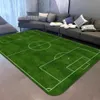 Badmatten Voetbalveldplan Vloermat Badmat Scandinavische stijl Huisdeurmat Badkamer-toiletmatten Slaapkamer Welkom Deurmat