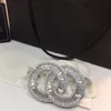 CH broche cristal designer marque bijoux ensemble à la main diamants en cristal naturel broches rétro avancées pour designer TOP Pins cadeau premium 666
