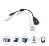 External USB Sound Card 71 Channel 3D Audio Adapter 35mm Headset Replacement for PC Desktop Notebook JK2008KD3278915
