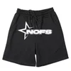 Мужские брюки NOFS Y2K Футболка Американский хип-хоп Готический оверсайз с коротким рукавом Harajuku Punk Rock Свободная повседневная уличная одежда для мужчин и женщин