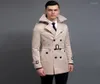 Men039S Trench Coats Medium Long Mens Luxury Solid Color Double Breasted Jackets och Plus Size 6xl British Style Man Will222223584