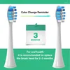 För Philips Ersättningsborstehuvuden HX3/HX6/HX8/HX9 Sonic Electric Toothbrush Soft Dupont Vakuum Praktiska munstycken