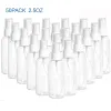 Sets Top Deals 50pcs 75ml/2.5oz Mist Spray Bottle Premium Transparent Diy Crafts Empty Pump Curtain