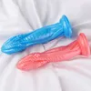 Enorma dildos mjuk anal dilator stimulerar vagina och anus stor fallos erotisk dick rumpa plugg masturbator sex leksaker