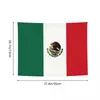 Tapestries Mexico Flag for Bedroom Dorm Hippie Wall Hanging Tapestry Home Decoration