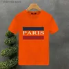 Heren T-shirts 2023 Nieuwe Parijs Mode Creativiteit Nieuwe Lente Zomer Persoonlijkheid T-shirt Voor Heren Luxe Afdrukken T-shirt Man T-shirt Vrouw T240227