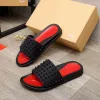 Red bottoms MEN Slippers Man Classic Spike Flat Spikes Slide Sandal Thick Rubber Sole Slipper Studs Slides Platform Mules Summer Casual Fashion shoes