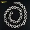 Factory Price Pass Diamond Testare Iced Out Hip Hop Cuban Chain Custom 925 Sterling Silver Mossanite Cuban Link Chain