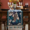 Imanqi rymowana flaga stolika American Tropical Flora i Fauna Table Table Table Stole Flag L2402