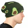 Berretti Avocado Khaki Colore verde Cappelli a cuffia Cibo Beanie Cappello lavorato a maglia personalizzato Autunno Casual Adulto Unisex Hippie Cappellini elastici