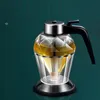 GIANXI Glas-Sirup-Aufbewahrungsflasche, Honigspender, rautenförmiger Behälter, Honigglas, Küchenzubehör, Küchengewürzdose 240220
