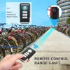 Awapow Bike Alarm Wireless Waterproof Motorcykel Electric Bicycle Anti Lost Alarm Remote Security Burglar Vibration Detector 240219