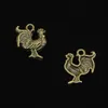 68 pz Charms in lega di zinco bronzo antico placcato gallo gallo Charms per creazione di gioielli pendenti fatti a mano fai da te 22 18mm308R