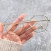 Brilmontuur Anti-blauwlichtbril voor dames Heren Klassiek metalen frame Brillen Mode Kantoor Computerbril Blauwe stralen Blokkerende bril