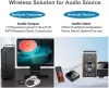 Динамики Bluetooth 5.0 приемник передатчика низкая задержка 3,5 мм Aux Jack Optical Stereo Music Беспроводная аудиоудиционная адаптер для компьютерного телевидения