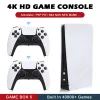 Consoles Video GameSticks GB5P5 Console 2.4G Double Wireless Controller 4K 40000+ spel 128 GB Retro -spel för PSP/SEGA/GBA Dropshipping