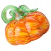 Decorative Flowers & Wreaths Decorative Flowers Crystal Ornaments Glazed Pumpkin Halloween Decoration Home Table Figurine Decorations Dhjpy